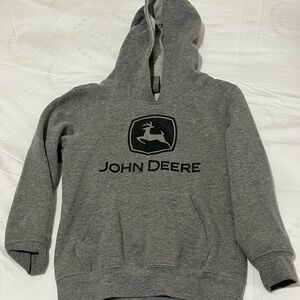 John Deere Kids Gray Hoodie Boys Size 6